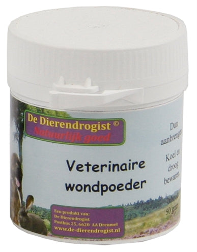 DIERENDROGIST VETERINAIR WONDPOEDER HOND / KAT 50 GR