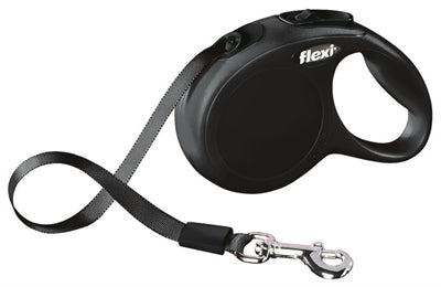 Flexi rollijn Classic Tape zwart XS 3 mtr