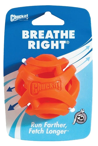 CHUCKIT BREATHE RIGHT APPORTBAL ORANJE 6 CM