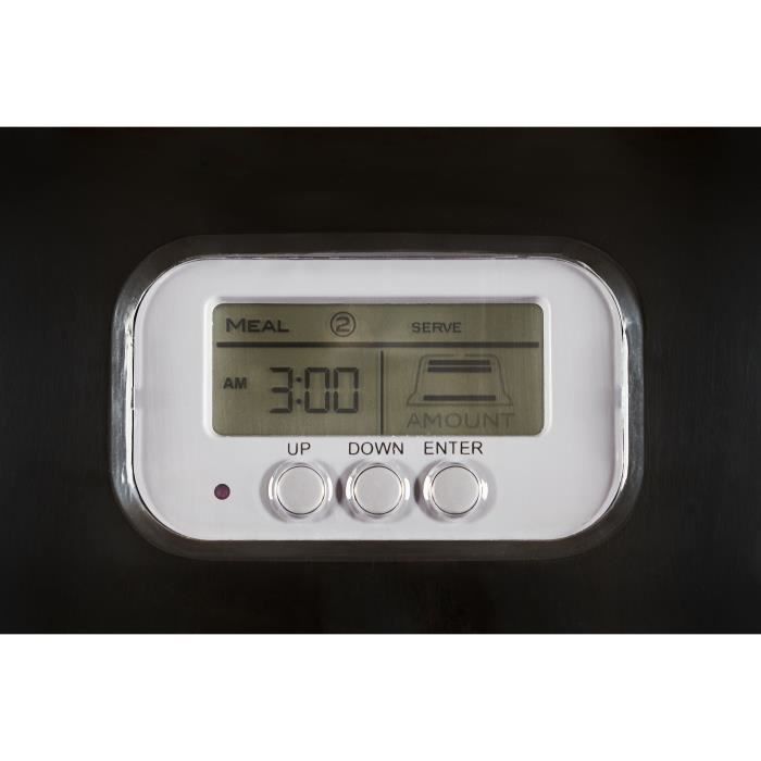 EYENIMAL automatische voerautomaat 45 x 20 x 47 cm - zwart - voor katten en honden